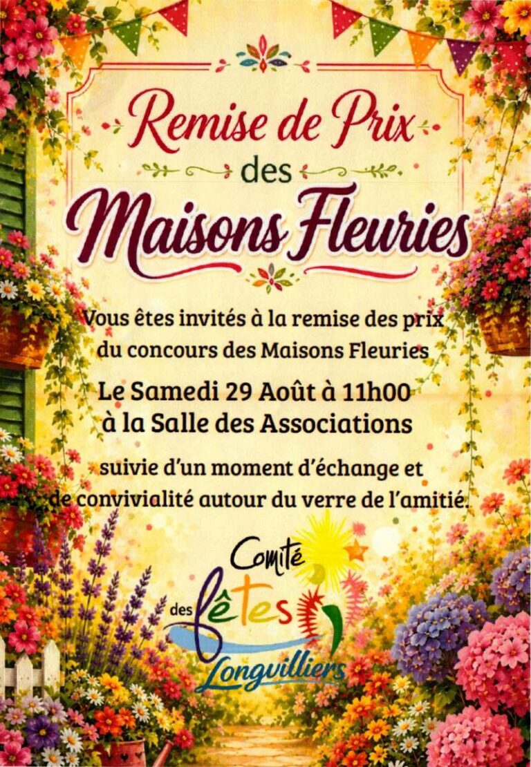 Concours maisons fleuries